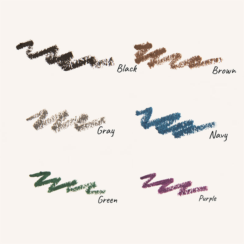 Revant eyeliner swatch all colors